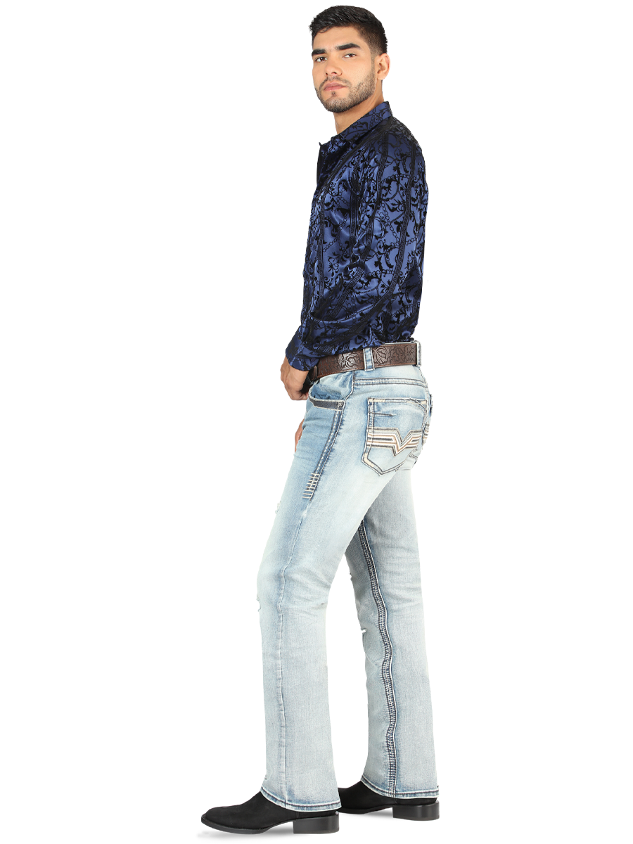 Pantalon Vaquero de Mezclilla LAM-1604