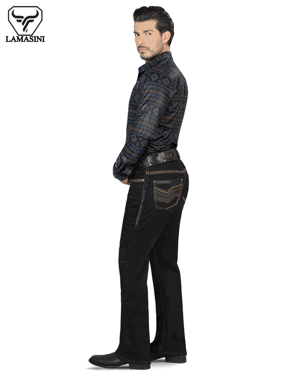 Pantalon Vaquero de Mezclilla LAM-1602