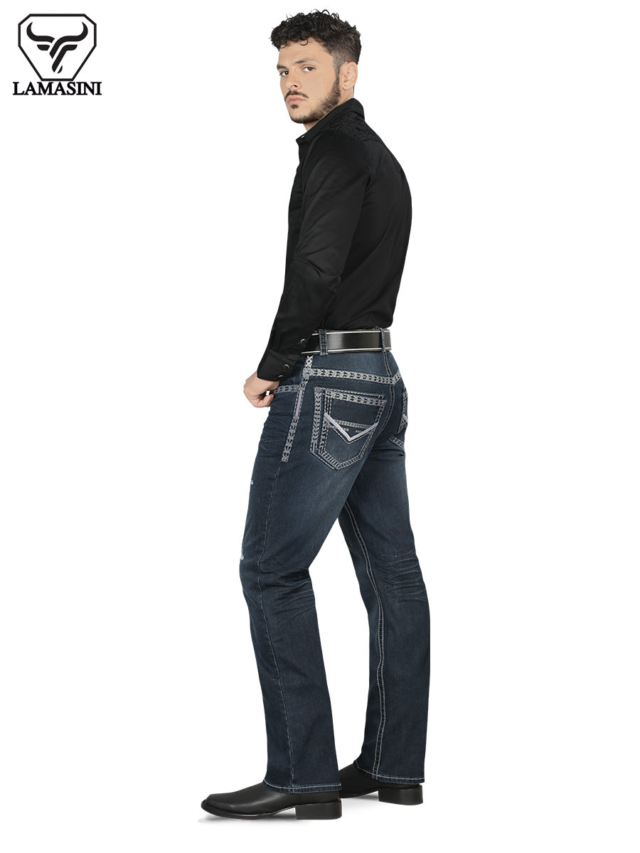 Pantalon Vaquero de Mezclilla LAM-1602 main image 1