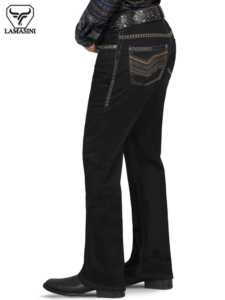 Pantalón para Hombre de Mezclilla Vaquero LAMASINI LM1870