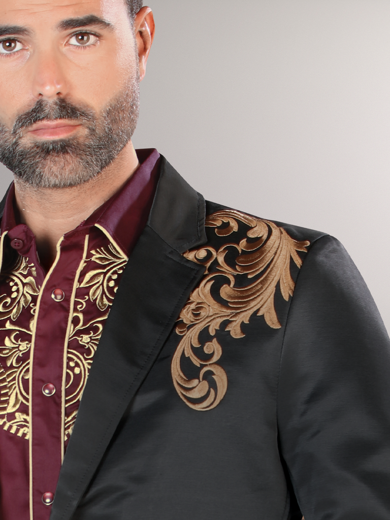 Embroidered MONTERO Jacket For Men Style MT-2173 – Estilo Rojo