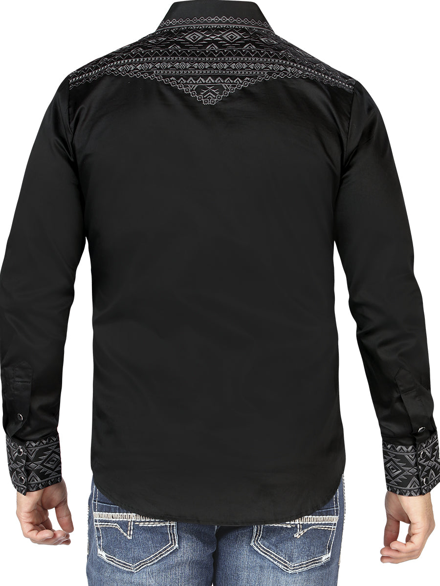 Camisa de Vaquera Estampada Lamasini Jeans LAM-4484