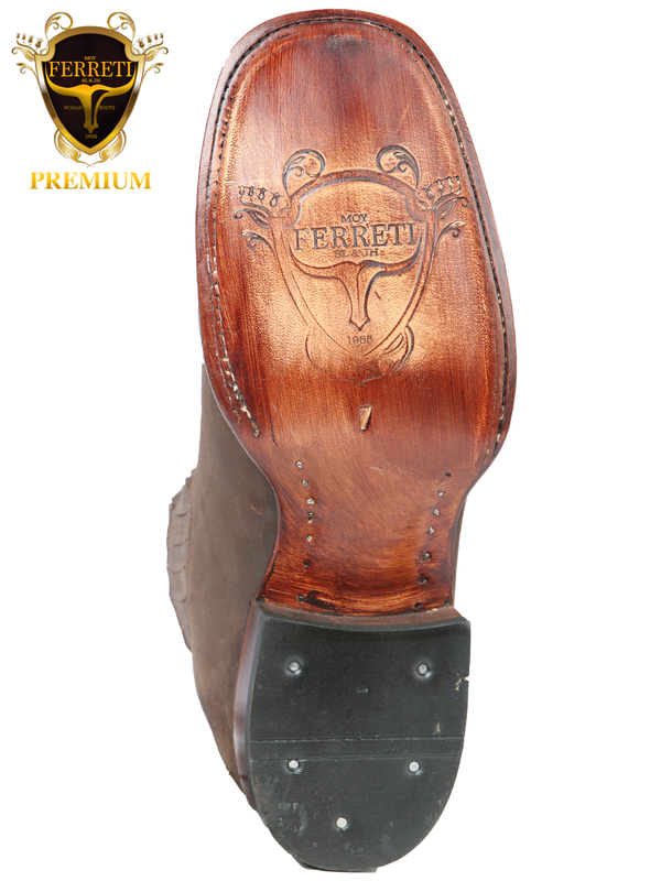  Botín para Caballero FERRETI Horma Bulldog DOG 28OR Brown