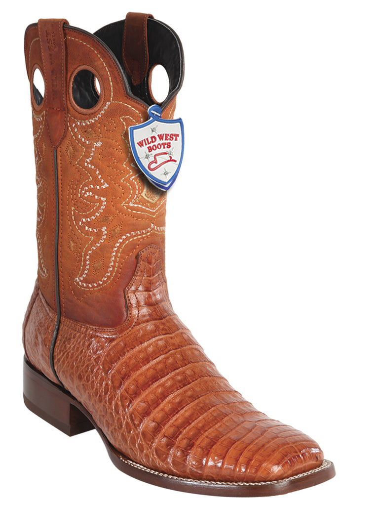 Caiman Belly Wild West Rodeo Boot For Men Original Last Bull Dog 28248203 Cognac