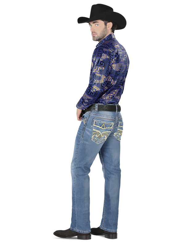 Pantalón para Hombre de Mezclilla Vaquero MONTERO (Heavy Denim) MT-4609