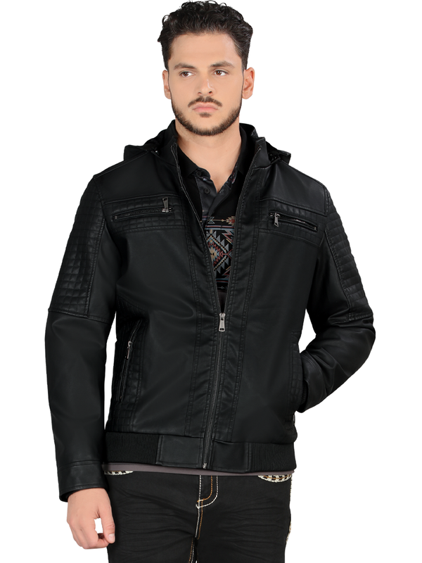 Chamarra LAMASINI Estilo LM612 - Negro