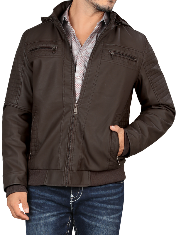 LAMASINI Jacket Style LM612 - Brown