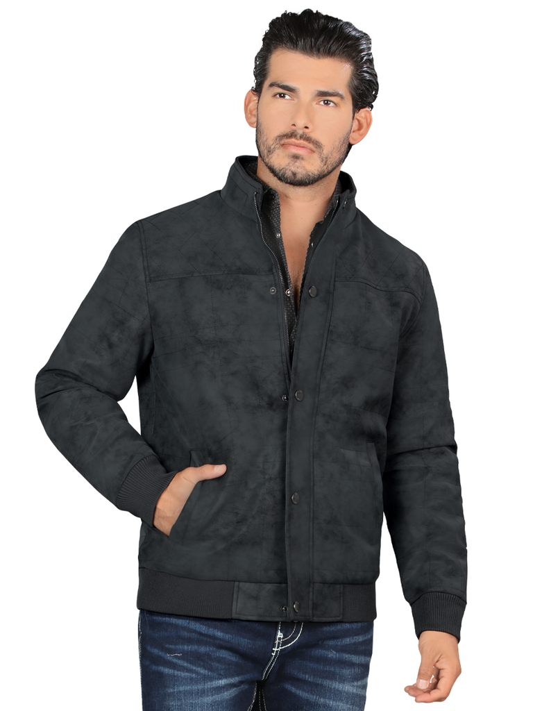 Chamarra LAMASINI Estilo LM618 - Negro