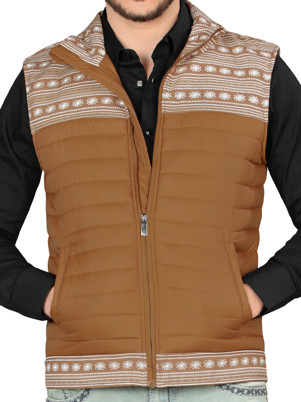 LAMASINI Vest LM6003 Style - Camel