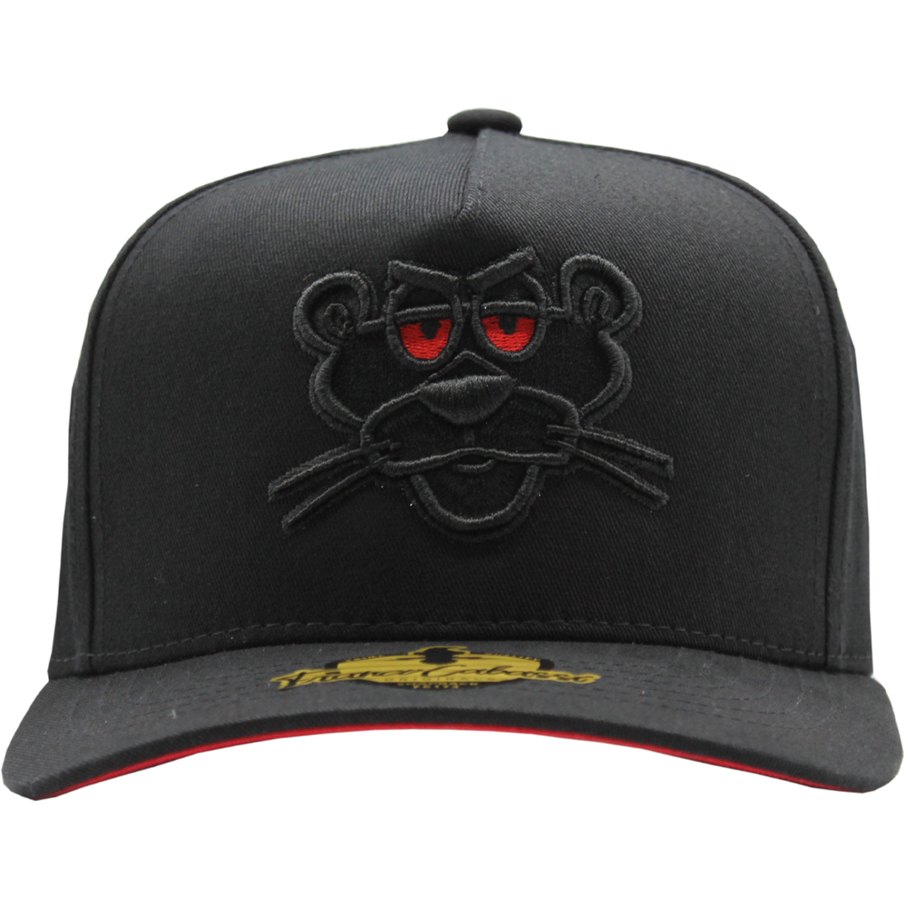 Culiacan The Panther Embroidered Black Cap