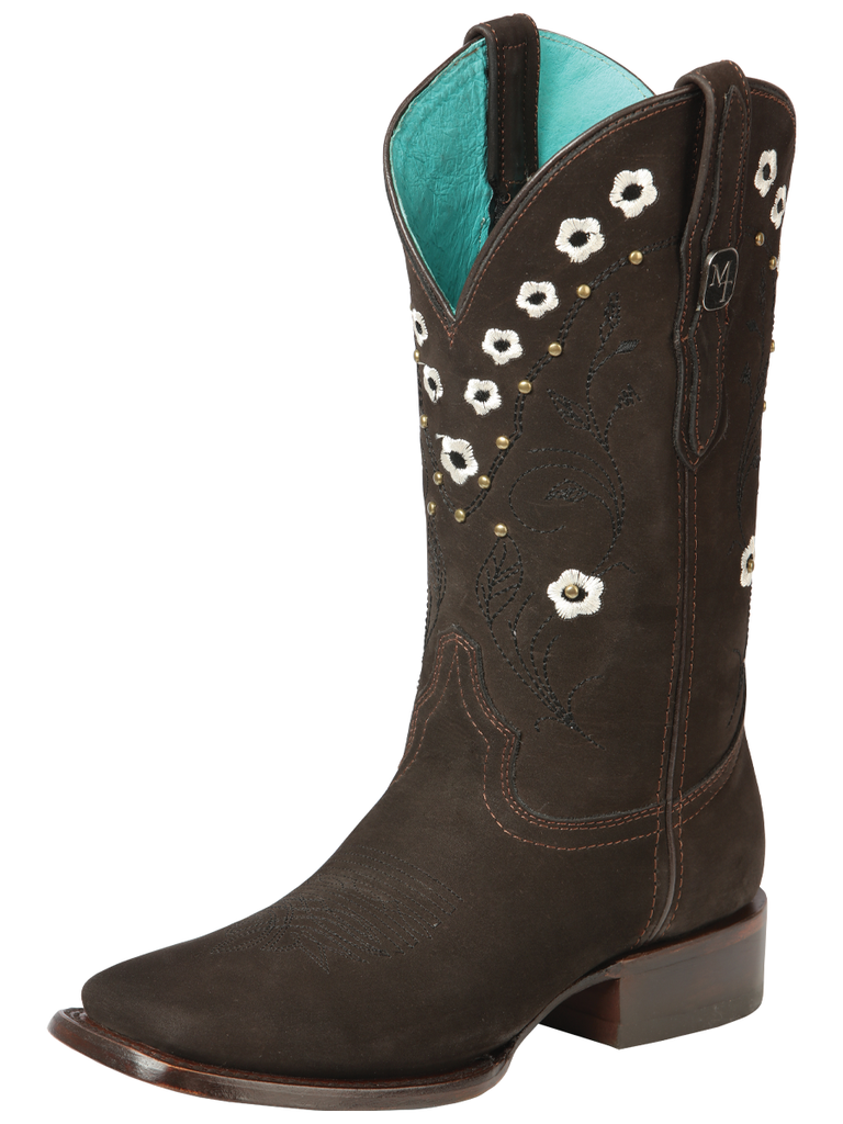 Botas Vaqueras Dama Horma Bulldog MONTERO Estilo Rojo