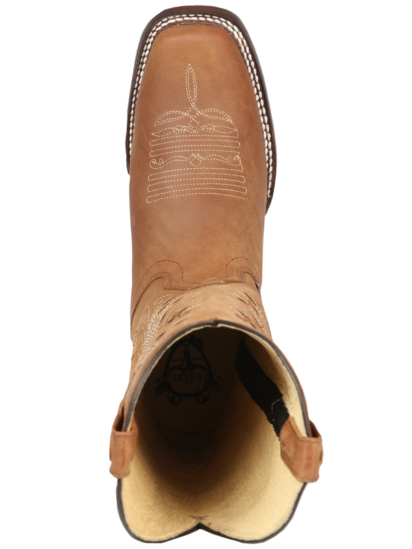 FERRETI PREMIUM Cowboy Boot for Women Original Last Rodeo FER-DAM-3-1 Honey