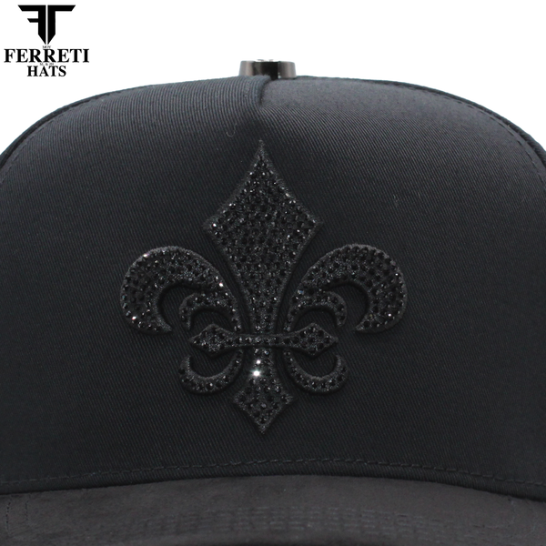 FERRETI HATS PREMIUM FT177 Black Fleur