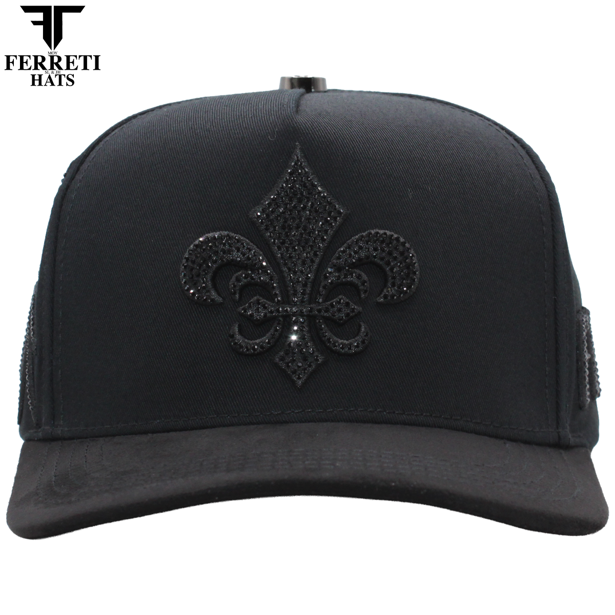 FERRETI HATS PREMIUM FT177 Black Fleur