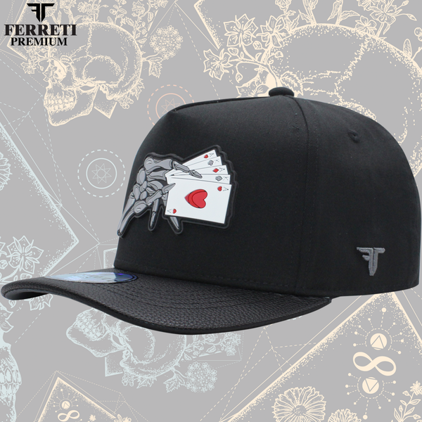 FERRETI “Full Bones Black” FT95 PREMIUM Cap