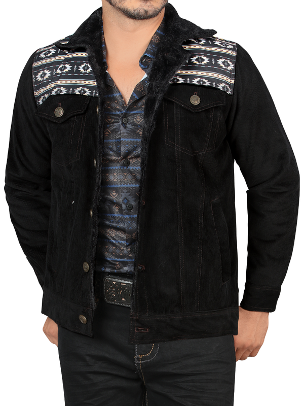 LAMASINI Jacket Style LM6001 - Black