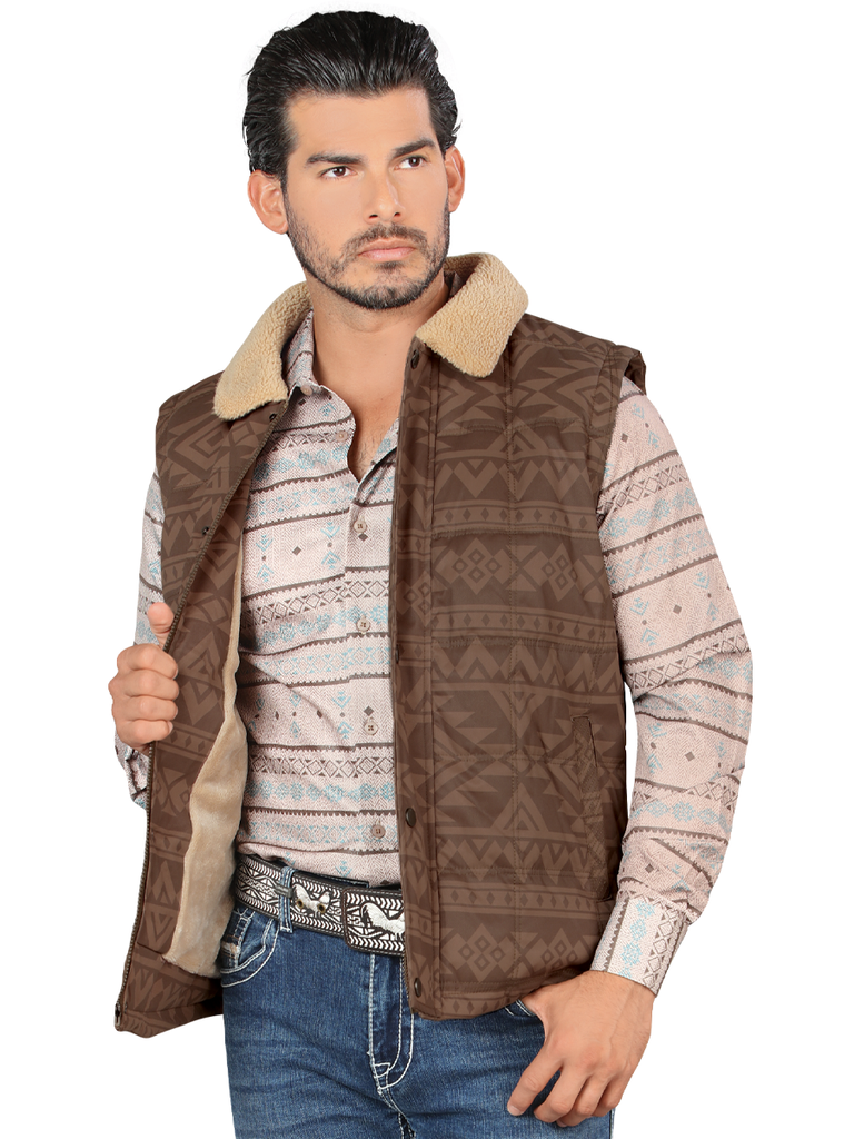 Chaleco LAMASINI Estilo LM609 - Café