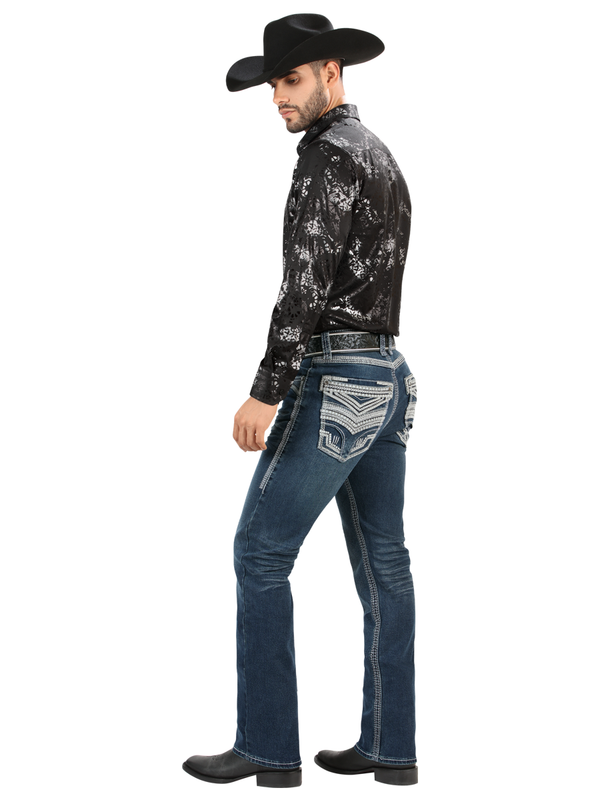 Pantalón Vaquero LM26503 Dark Blue – Mezclilla Premium de Alta Densidad y Corte Recto