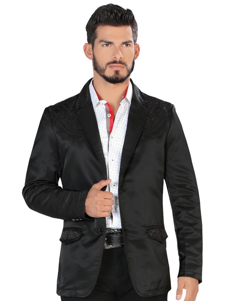 LAMASINI Embroidered Jacket For Men Style LM-494