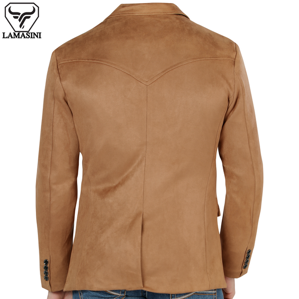 LAMASINI Embroidered Jacket For Men Style LM-505