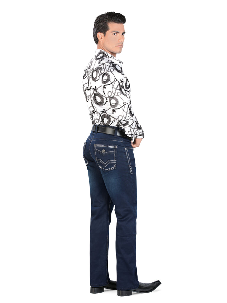 Lamasini Jeans Botas Lamasini Lamasini Men's Premium Bootcut Jean