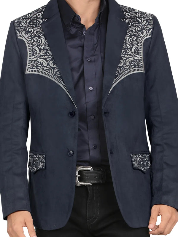 Saco MONTERO Para Caballero Estilo MT-2188 Navy