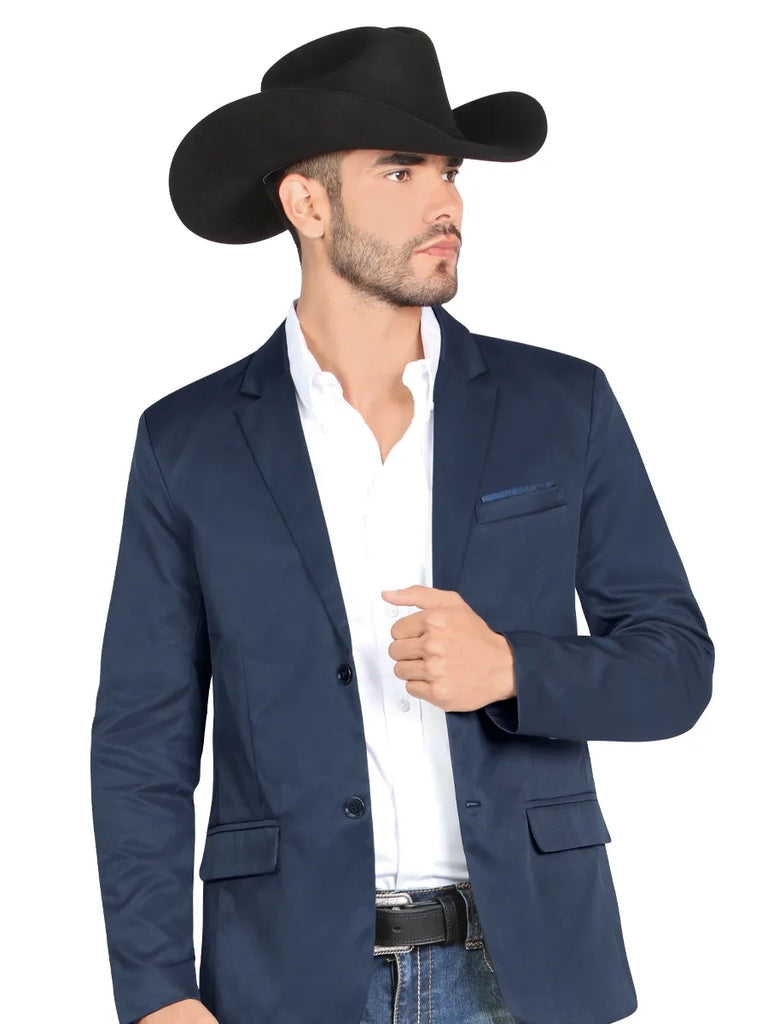 Saco SLIM FIT marca MONTERO Para Caballero Estilo MT-2189 Navy