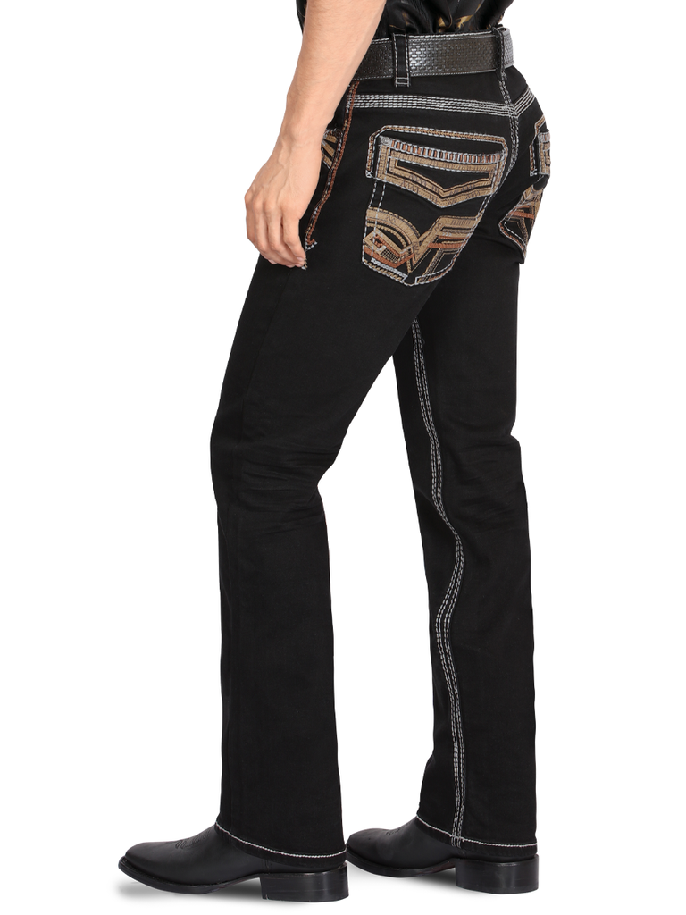 Pantalón para Hombre de Mezclilla Vaquero MONTERO 39502 (Heavy Denim)
