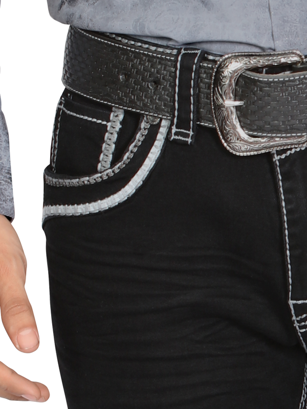 Pantalón para Hombre de Mezclilla Vaquero MONTERO 39503 (Heavy Denim)