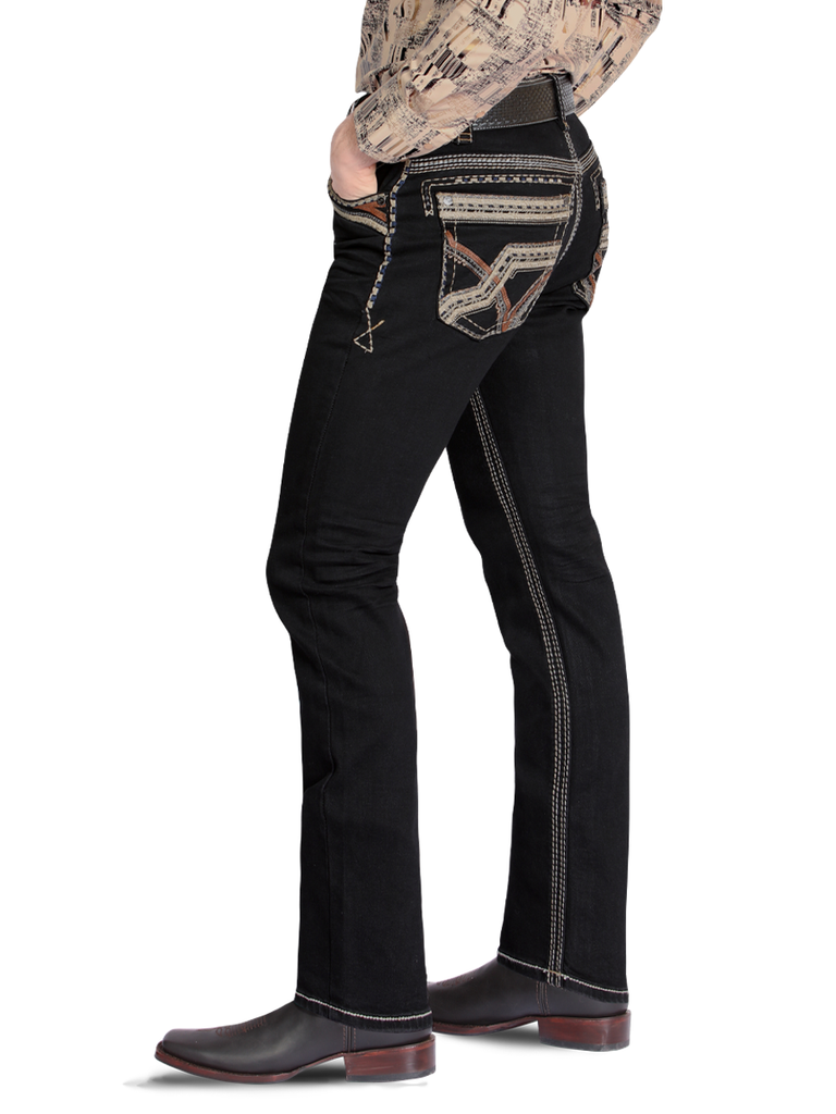 Pantalón para Hombre de Mezclilla Vaquero MONTERO 39504 (Heavy Denim)