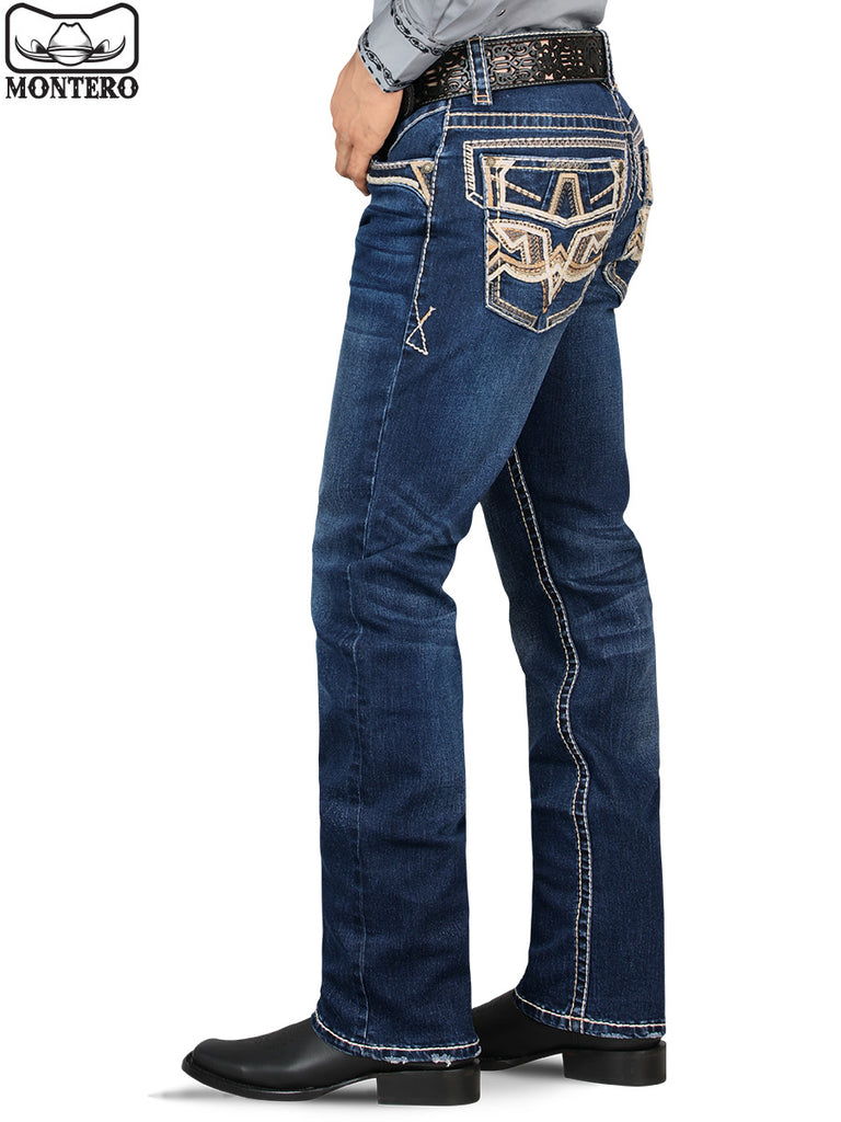 Pantalón para Hombre de Mezclilla Vaquero MONTERO (Heavy Denim) MT-4593