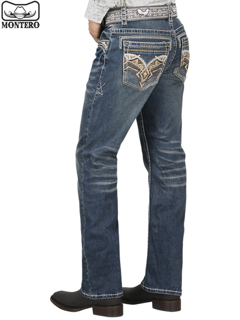 Pantalón para Hombre de Mezclilla Vaquero MONTERO (Heavy Denim) MT4617