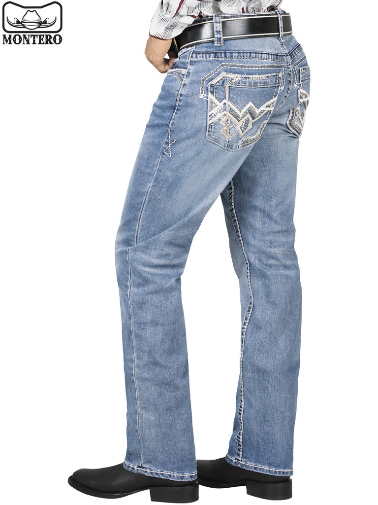 Pantalón para Hombre de Mezclilla Vaquero MONTERO (Heavy Denim) MT4623