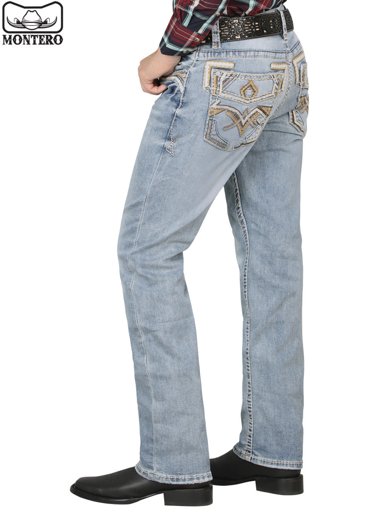 Pantalón para Hombre de Mezclilla Vaquero MONTERO (Heavy Denim) MT4624