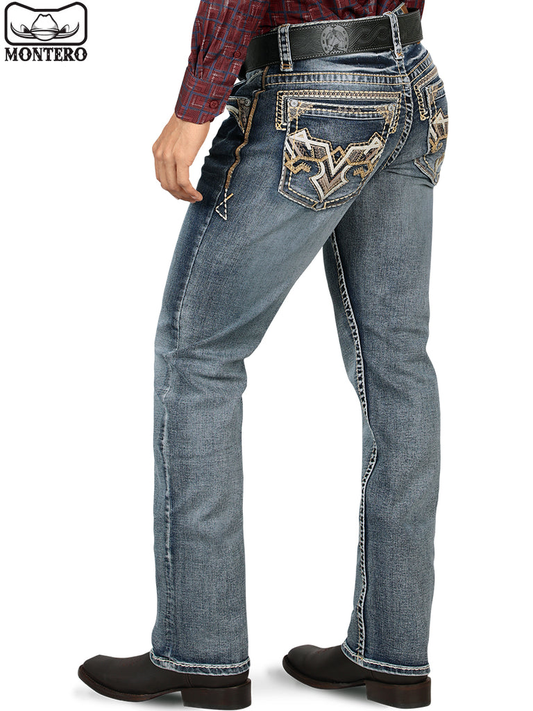 Men's Denim Jeans MONTERO (Heavy Denim) MT4635 – Estilo Rojo