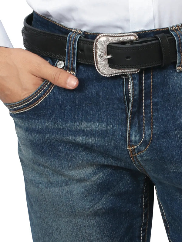 Pantalón para Hombre de Mezclilla Vaquero MONTERO MT4675 Medium Blue