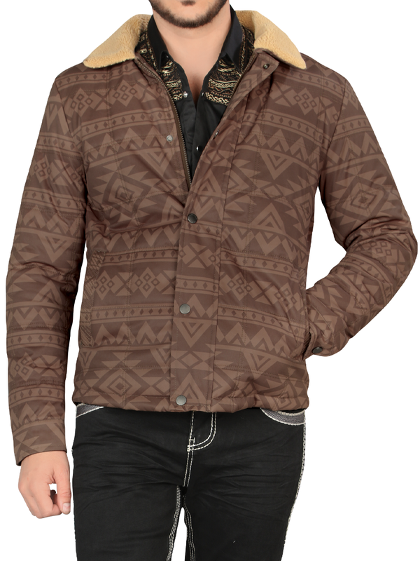 LAMASINI Jacket Style LM608 - Brown