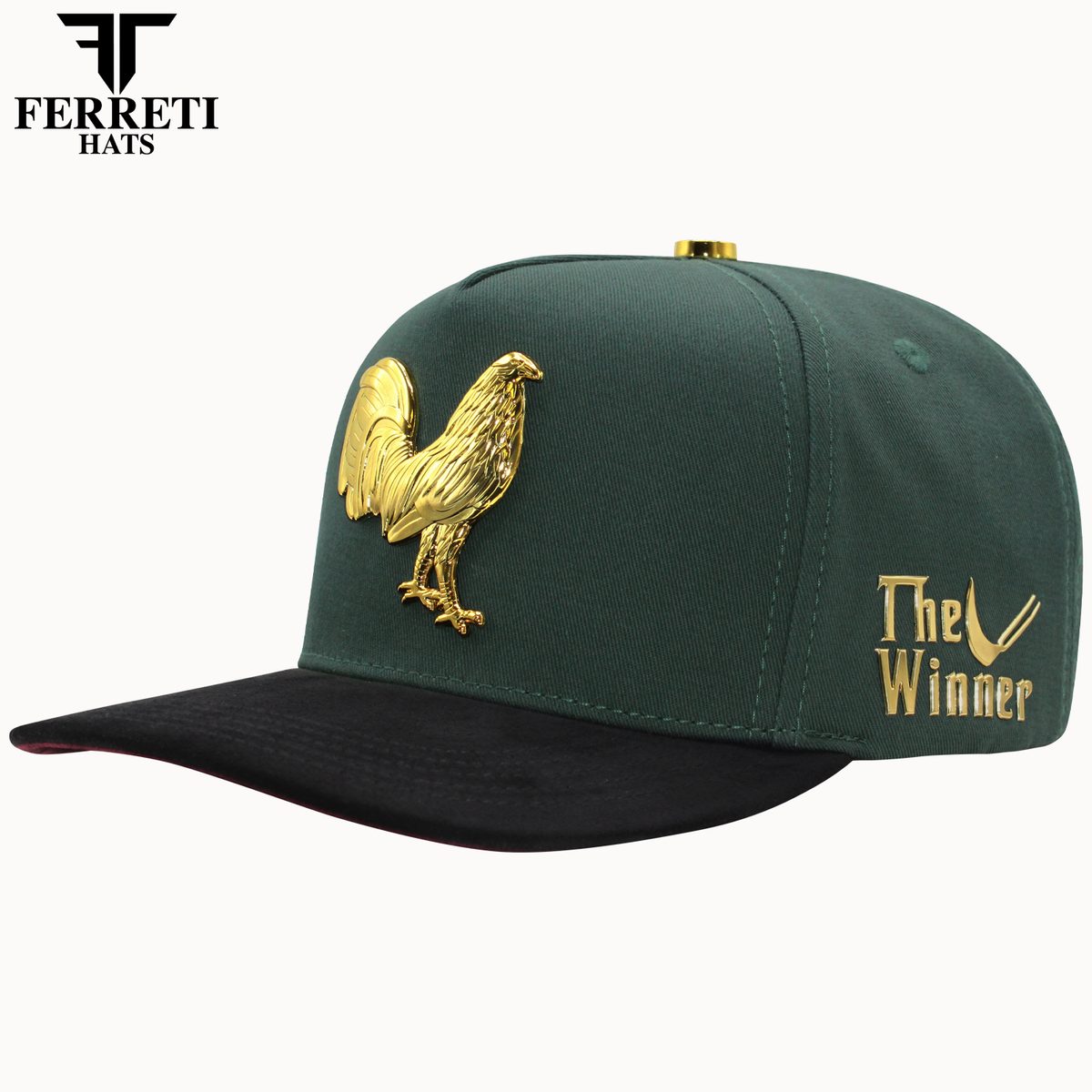 FERRETI HATS PREMIUM FT150 Verde The Winner – Estilo Rojo
