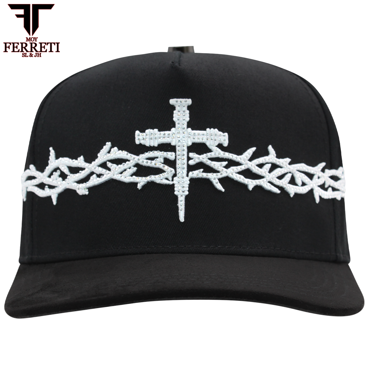 FERRETI HATS PREMIUM FT173 White Cross