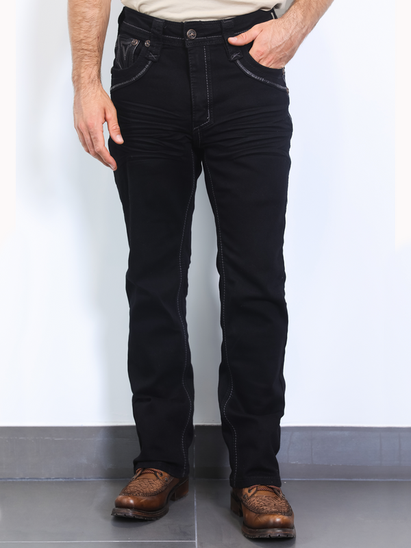 Pantalón para Hombre de Mezclilla Vaquero PLATINI (Heavy Denim) PL10266