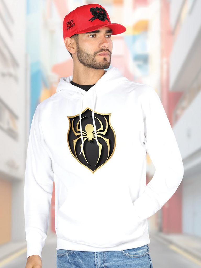 FERRETI HATS Cotton Hoodie Spider