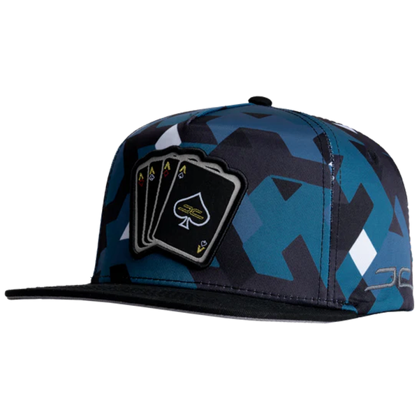 Gorra JC HATS Poker Camo Aqua