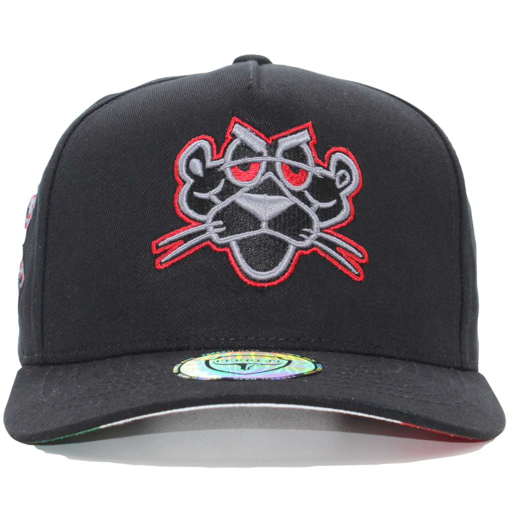 Culiacan The Panther Embroidered Red / Gray Ferreti Cap