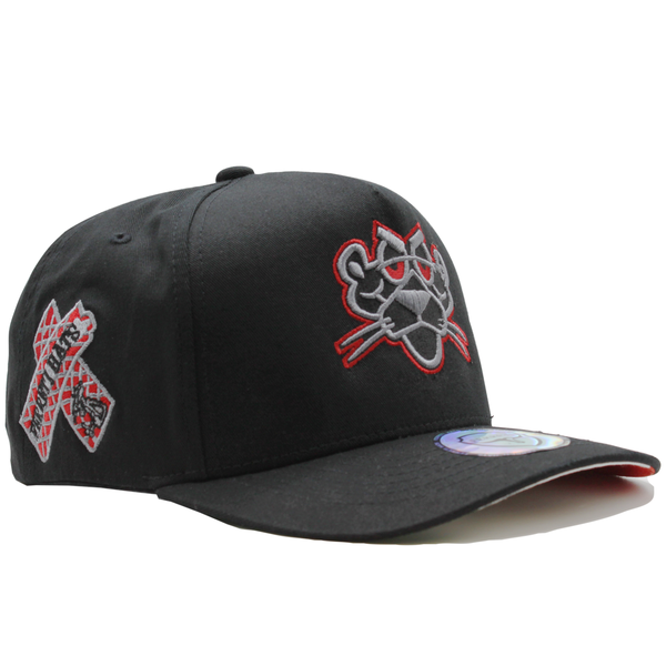 Culiacan The Panther Embroidered Red / Gray Ferreti Cap