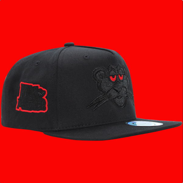 Culiacan La Pantera Bordado Negro FT68 Gorra Ferreti Vicera Plana