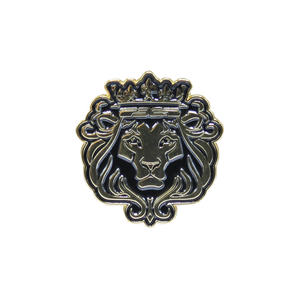 Pin JC Hats Golden Lion