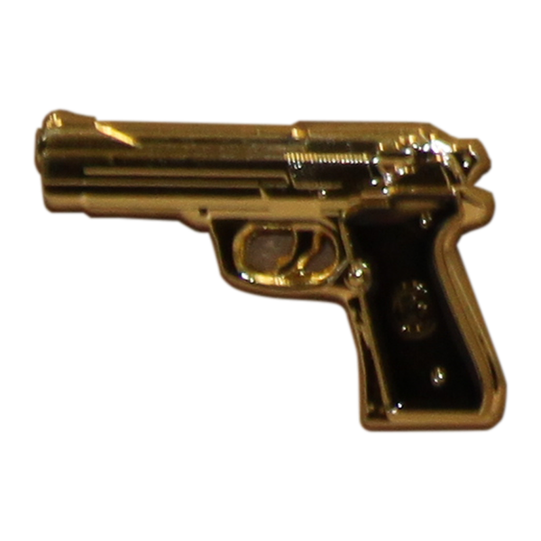 Pin FERRETI Pistola Dorado