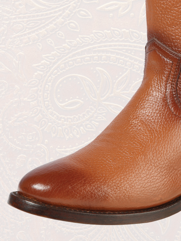 Botas de Cuero de Alce Original con Horma Estilo Roper main image 0