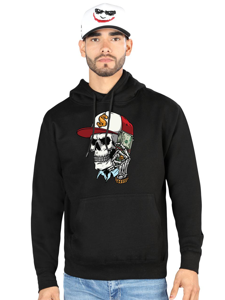 FERRETI HATS Cotton Hoodie Skull Cap