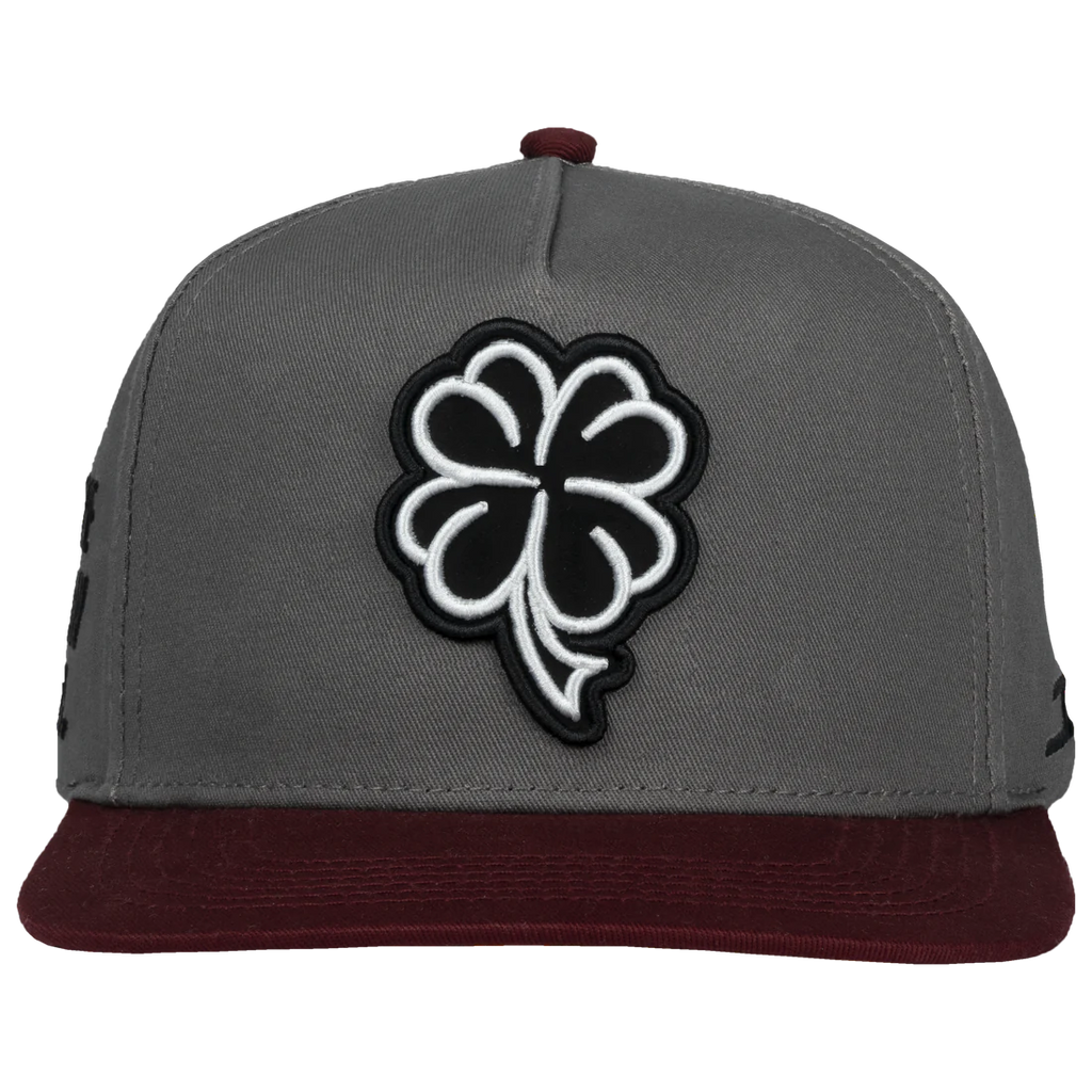 Gorra JC HATS Trébol Gray/Burgundy